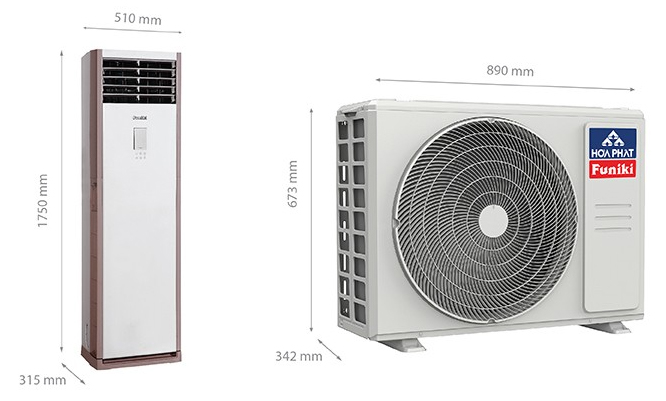 Điều hòa tủ đứng 1 chiều Funiki 27.000btu FC 27MMC1