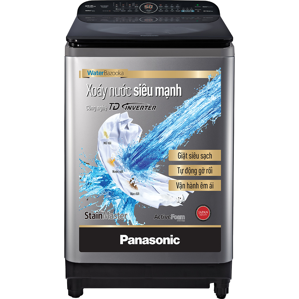 Máy giặt cửa trên Panasonic inverter 10.5kg NA-FD10XR1LV