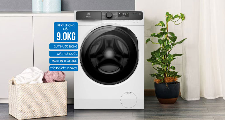 Máy giặt lồng ngang Electrolux 9kg Inverter EWF9023P5WC