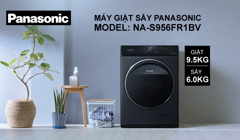 Máy giặt sấy 3Di Inverter Panasonic 9.5/6kg NA-S956FR1BV