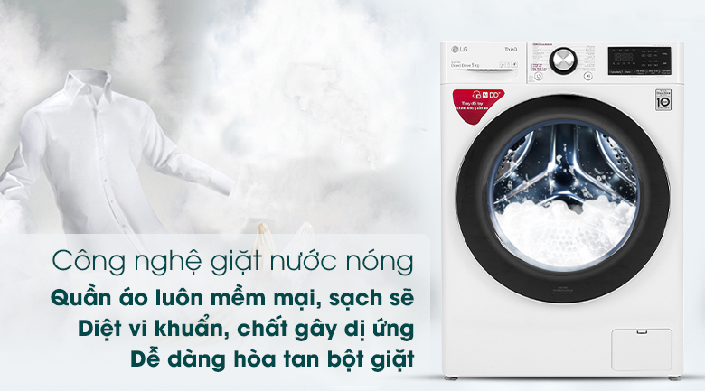 Chế độ giặt nước nóng