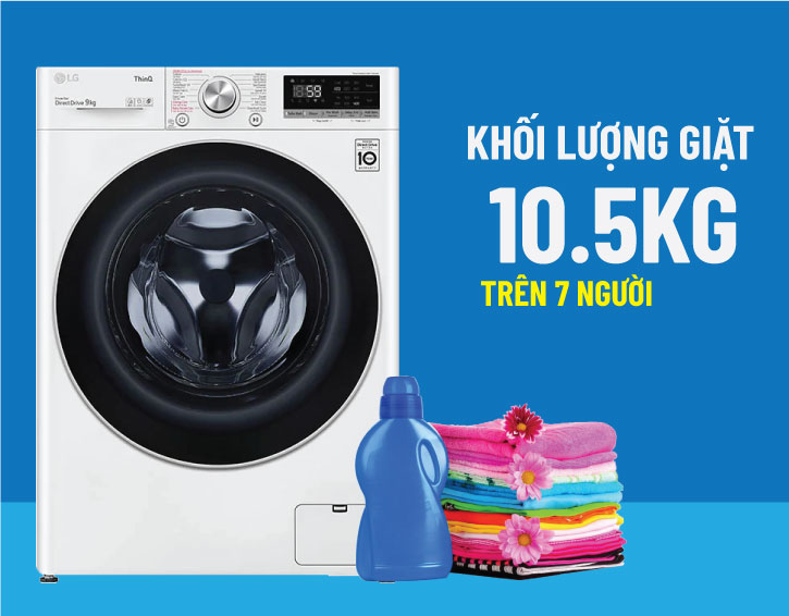 Máy giặt LG 10.5kg